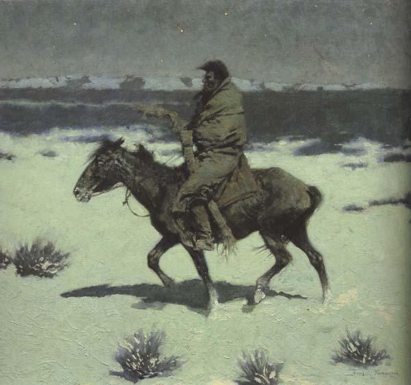 Frederic Remington The Luckless Hunter (mk43) oil painting image